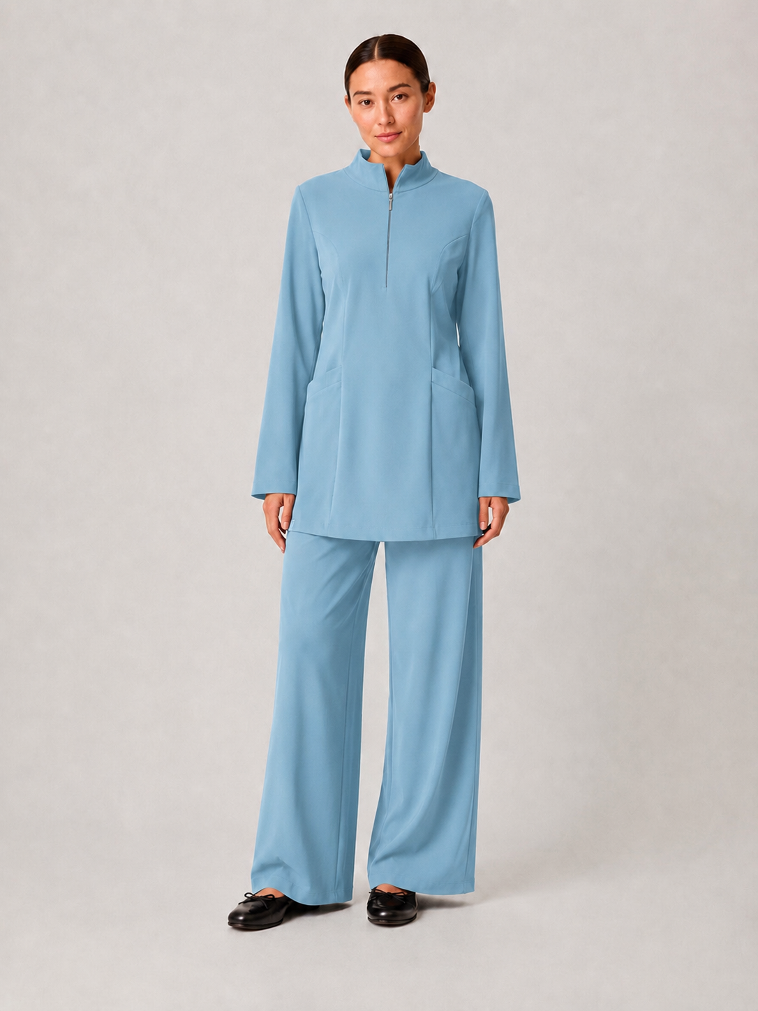 The Saturn Scrub Set - Skyblue